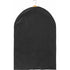 PEVA garment bag with a zipper, black