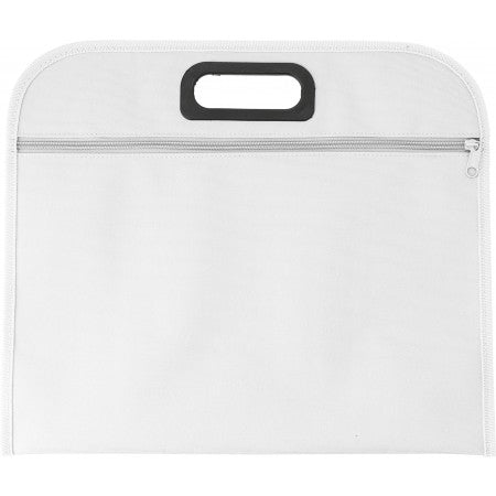 Polyester (600D) conference bag, white
