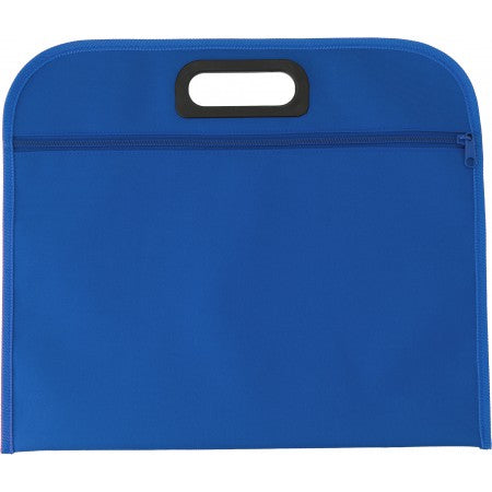 Polyester (600D) conference bag, blue