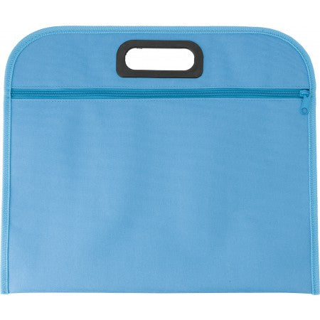 Polyester (600D) conference bag, light blue