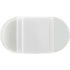 Eraser with pencil sharpener., white