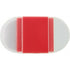 Eraser with pencil sharpener., red
