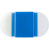 Eraser with pencil sharpener., cobalt blue