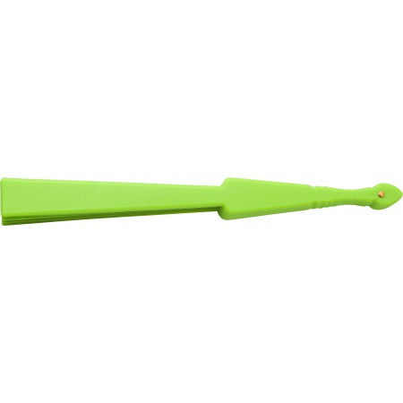 Fabric hand held fan, light green