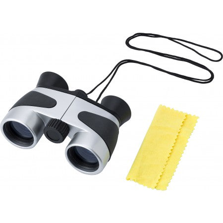Binoculars. 4 x 30 magnification., black/silver