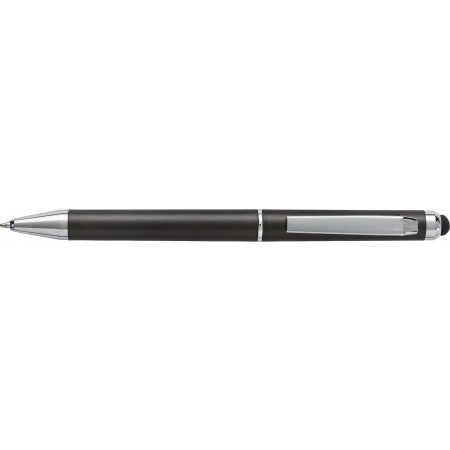 Plastic twist action ballpen., black