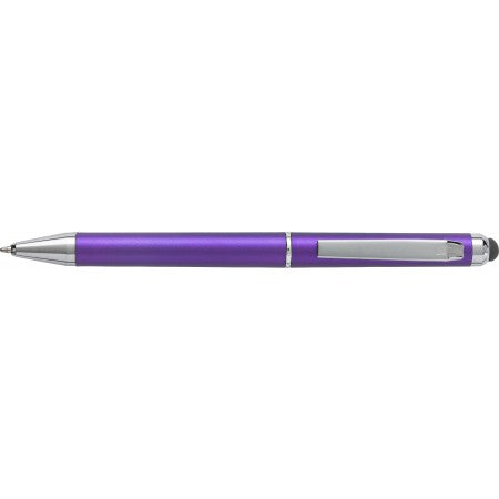 Plastic twist action ballpen., purple