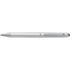 Plastic twist action ballpen., silver