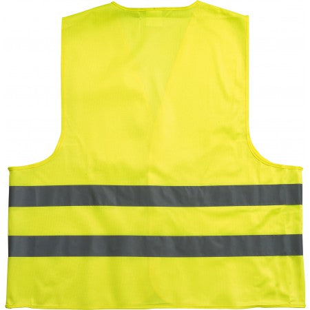 Promotional safety jacket for children., yellow