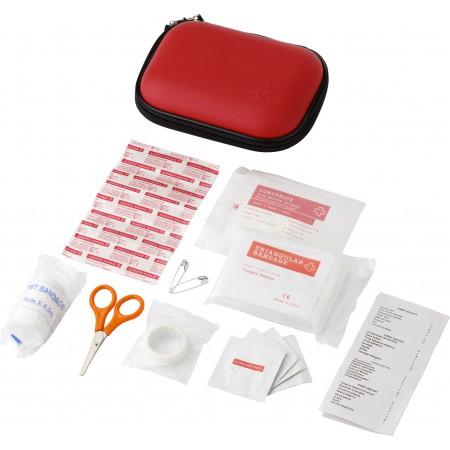 16 pc First aid kit., red - BRANIO