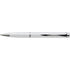 Metal twist action ballpen., white