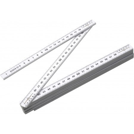 Folding ruler, 2 meters., white