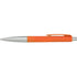 Plastic ballpen with blue ink., orange