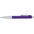 Plastic ballpen with blue ink., purple