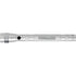 Telescopic aluminium flash light, silver