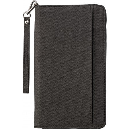 Svepa PU travel wallet with 4000mAh power bank, grey