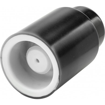 Plastic vacuum wine stopper, black