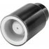 Plastic vacuum wine stopper, black