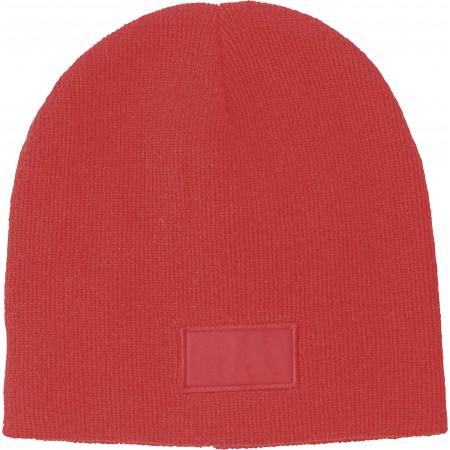 Acrylic beanie, red - BRANIO