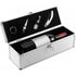 Wine set in aluminium gift box, silver