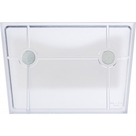 Plastic container, with two magnets, and erasable marker., white