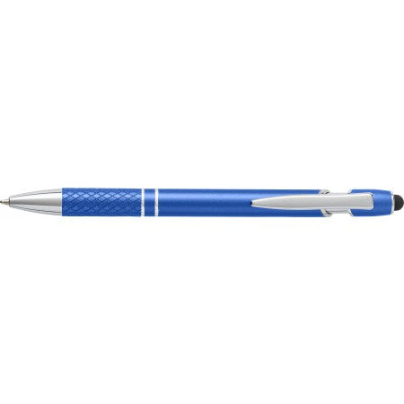 Aluminium ballpen., light blue