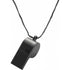 Plastic whistle, black