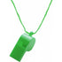 Plastic whistle, green