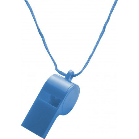 Plastic whistle, blue