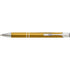 Aluminium ballpen with UV coating, yellow