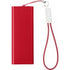Aluminium power bank with Li-polymer 2000mAh, red