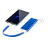 Aluminium power bank with Li-polymer 2000mAh, cobalt blue