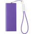 Aluminium power bank with Li-polymer 2000mAh, purple