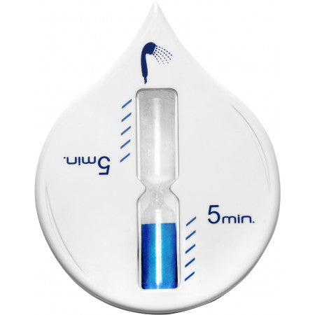 Shower sand timer, white