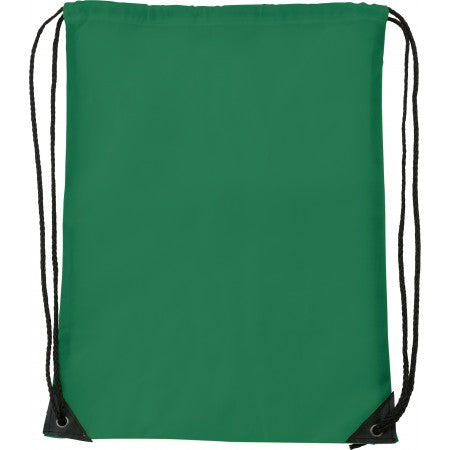 Polyester (210D) drawstring backpack, green