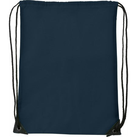 Polyester (210D) drawstring backpack, blue