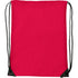 Polyester (210D) drawstring backpack, red