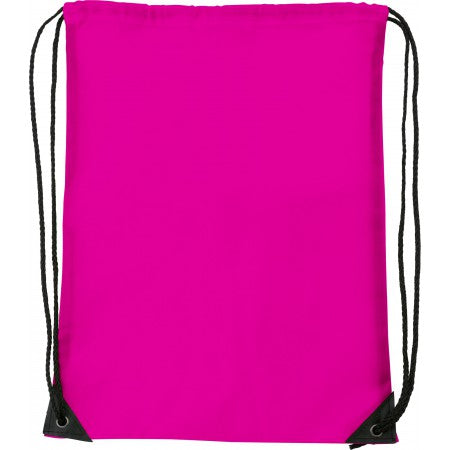 Polyester (210D) drawstring backpack, pink