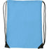 Polyester (210D) drawstring backpack, light blue
