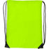 Polyester (210D) drawstring backpack, fluor yellow