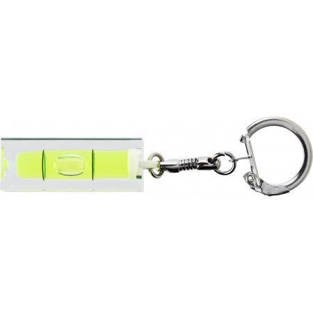 Spirit level with keychain, neutral