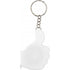 Key holder with one metre tape, white