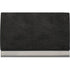 Horizontal, curved business card holder, black