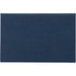 Horizontal, curved business card holder, blue