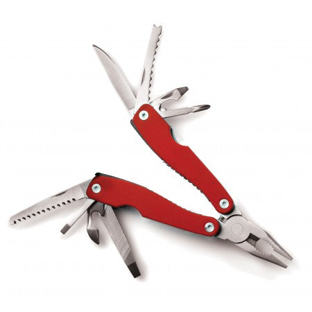 Large steel multi tool, red
