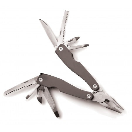 Large steel multi tool, light grey