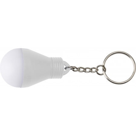 Light bulb key holder, white