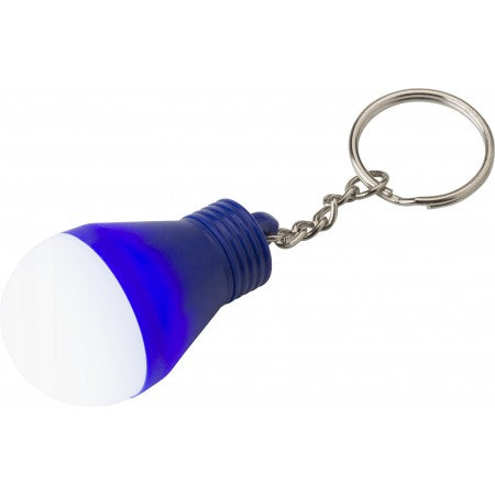 Light bulb key holder, blue