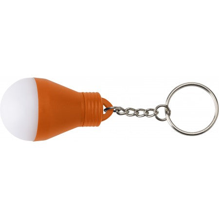 Light bulb key holder, orange