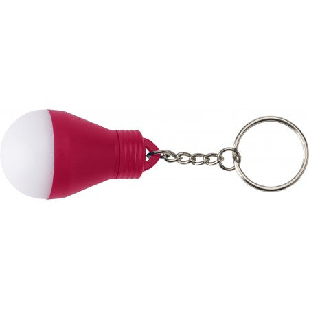 Light bulb key holder, red